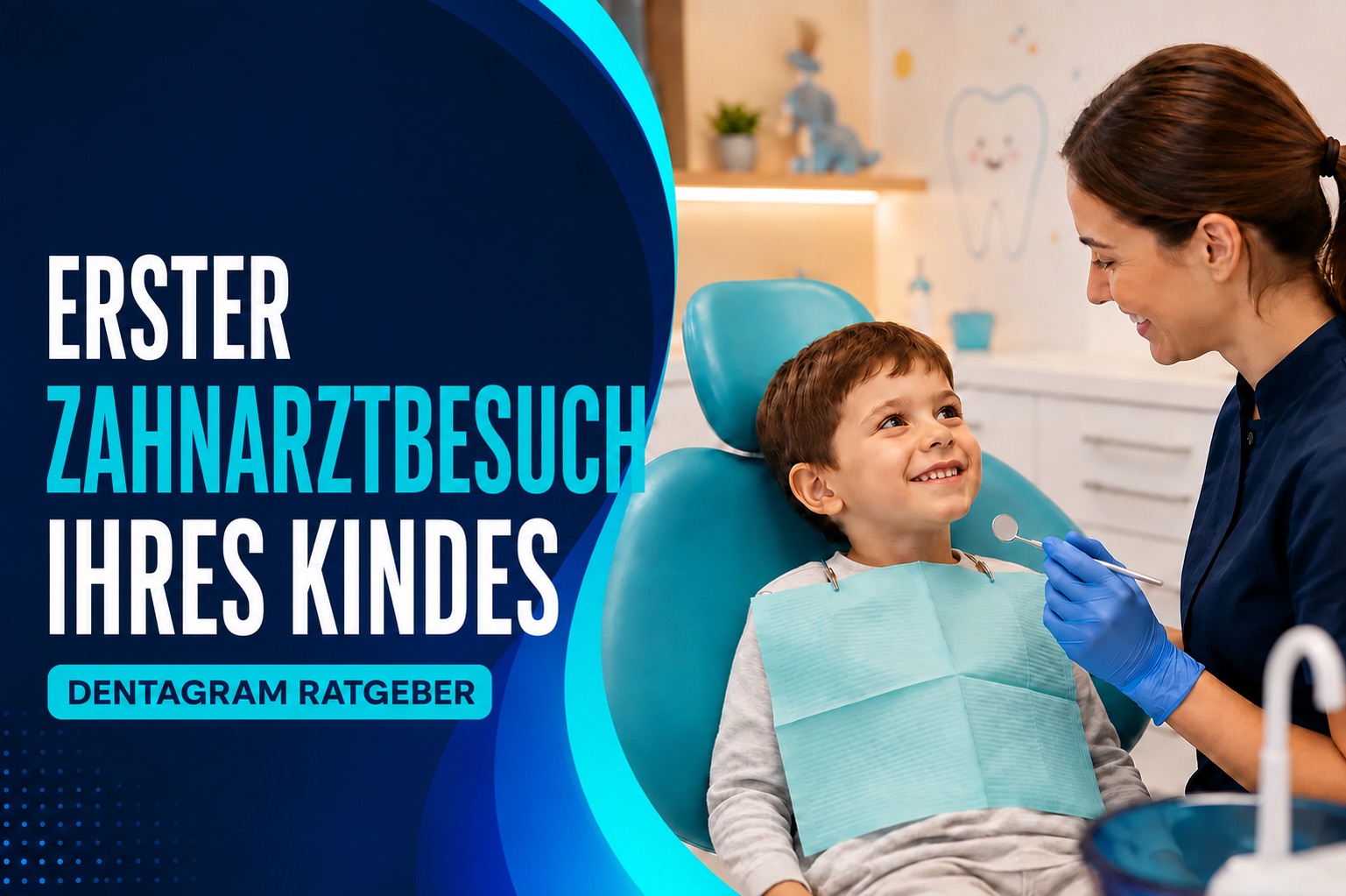 Erster Zahnarztbesuch Ihres Kindes Erster Zahnarztbesuch eines Kindes bei ruhiger Betreuung