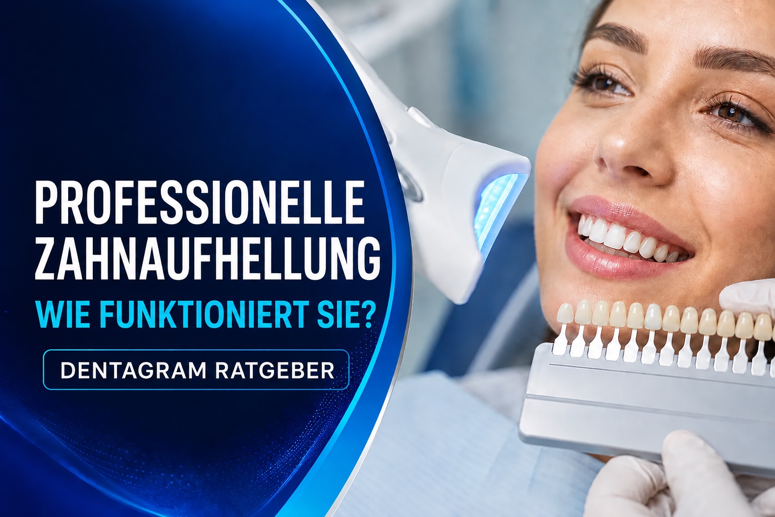 Professionelle Zahnaufhellung Professionelle Zahnaufhellung mit Farbmuster
