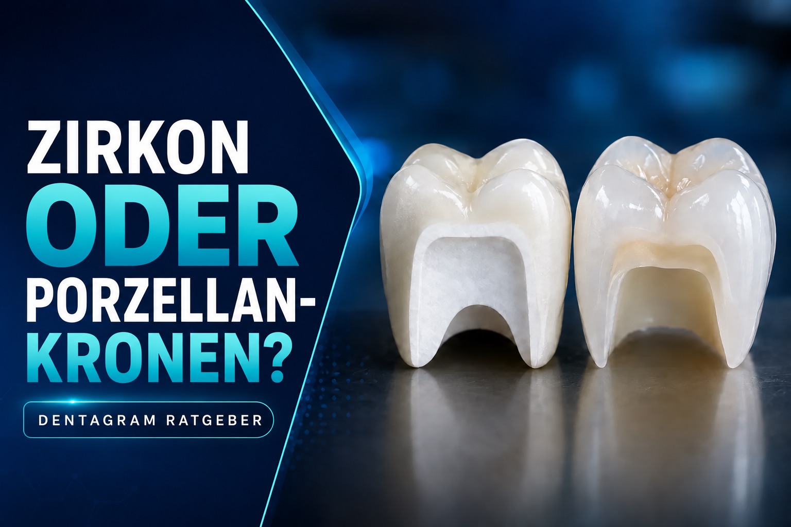 Zirkon oder Porzellankronen? Zirkon- und Porzellankrone im Materialvergleich
